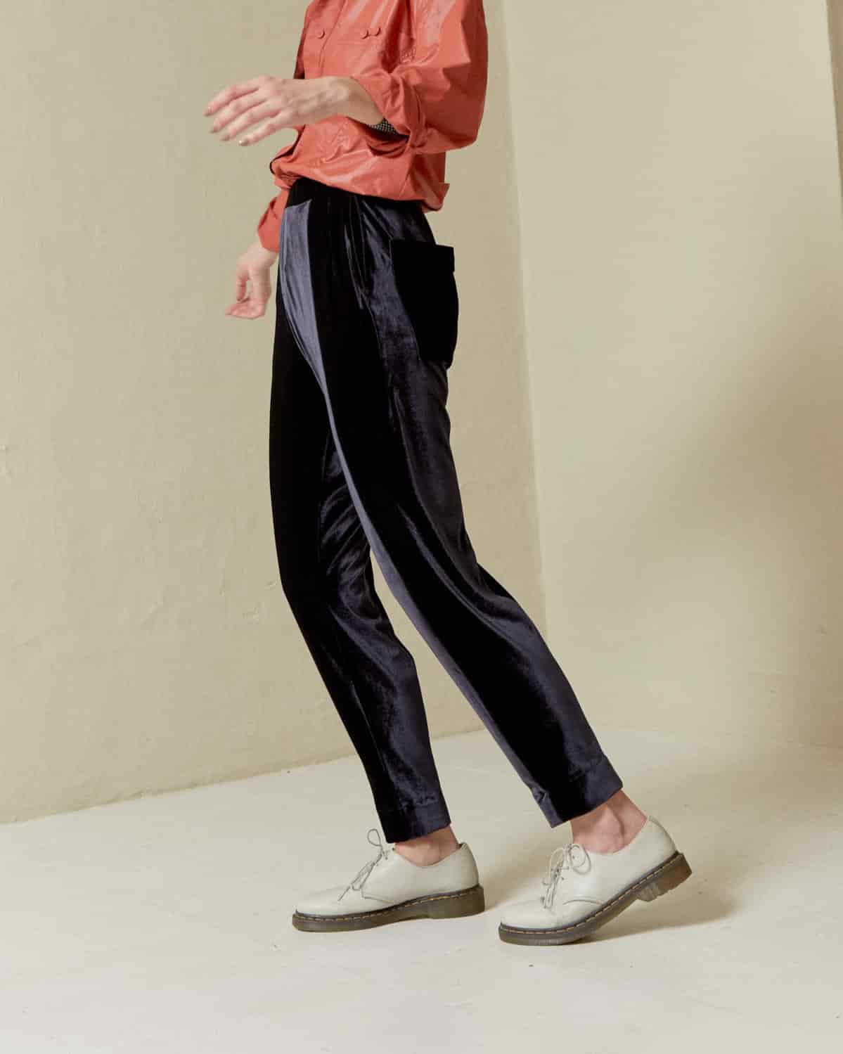 Pantalón Tech Velvet Frío Negro LÍRICO - miniatura 1