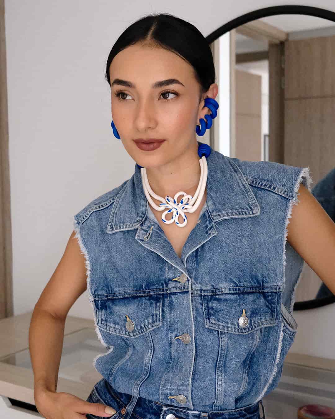 Curvy Bold Necklace - - miniatura 2