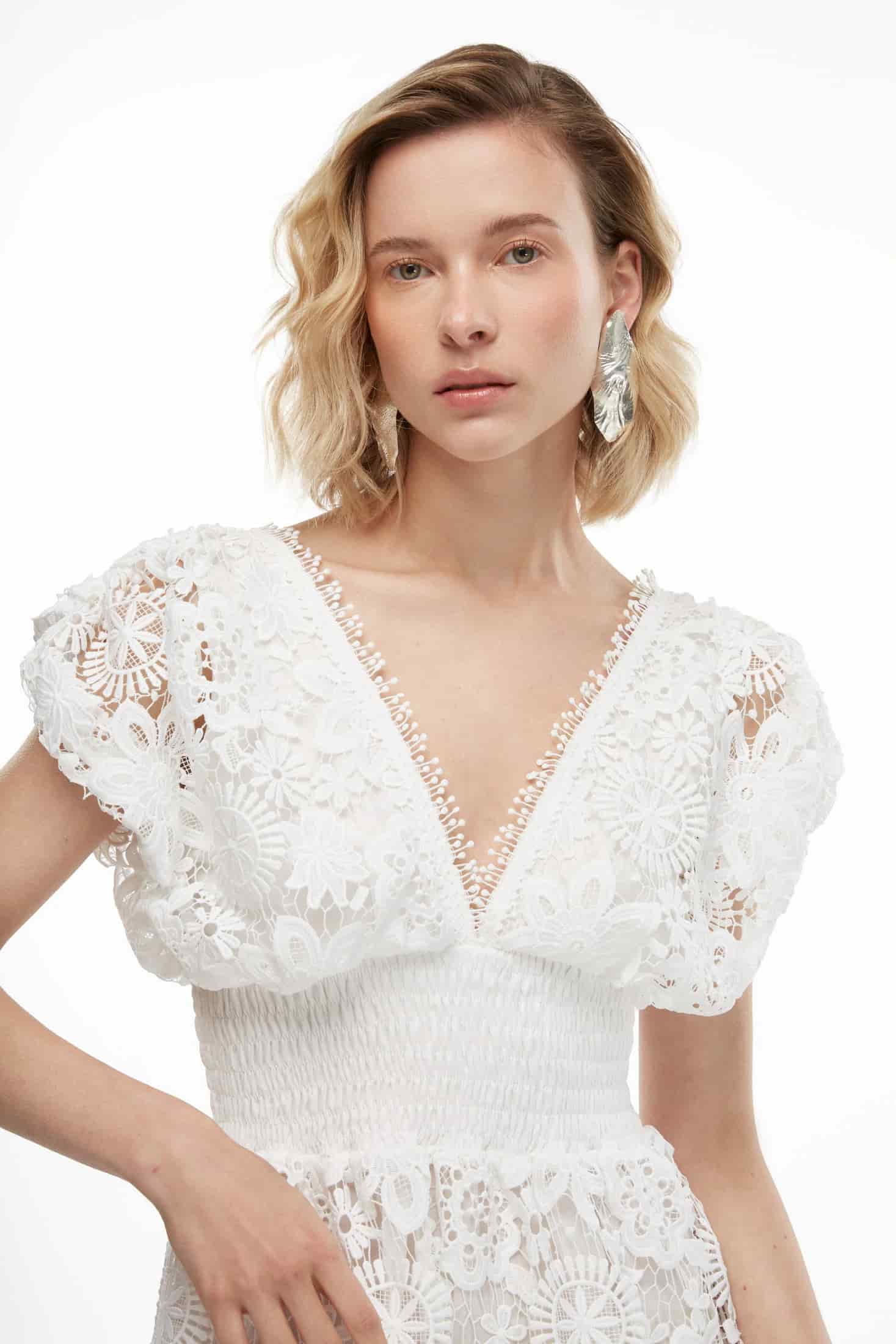 MORANA DRESS WHITE - miniatura 3