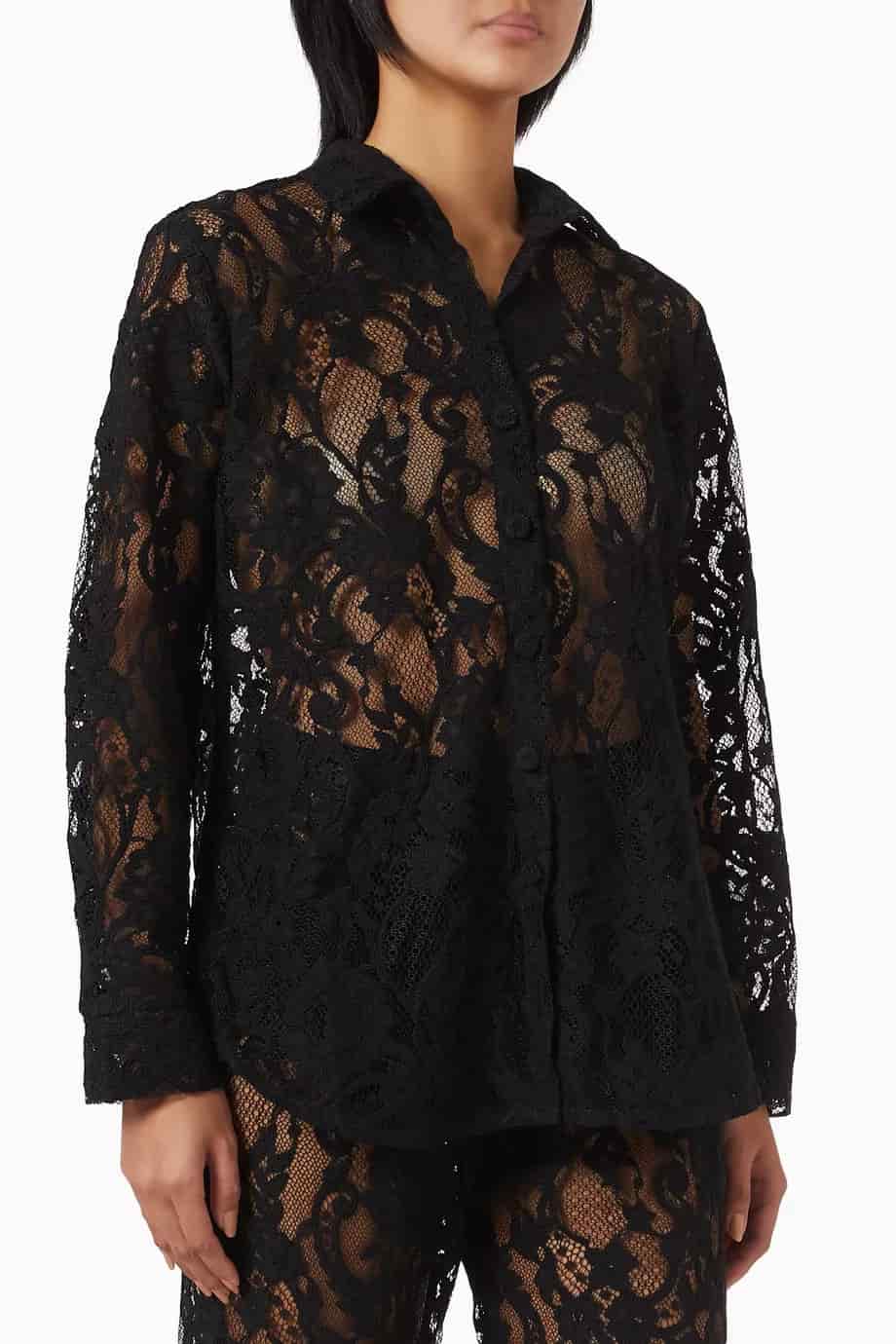 ATHINA SHIRT BLACK - miniatura 1