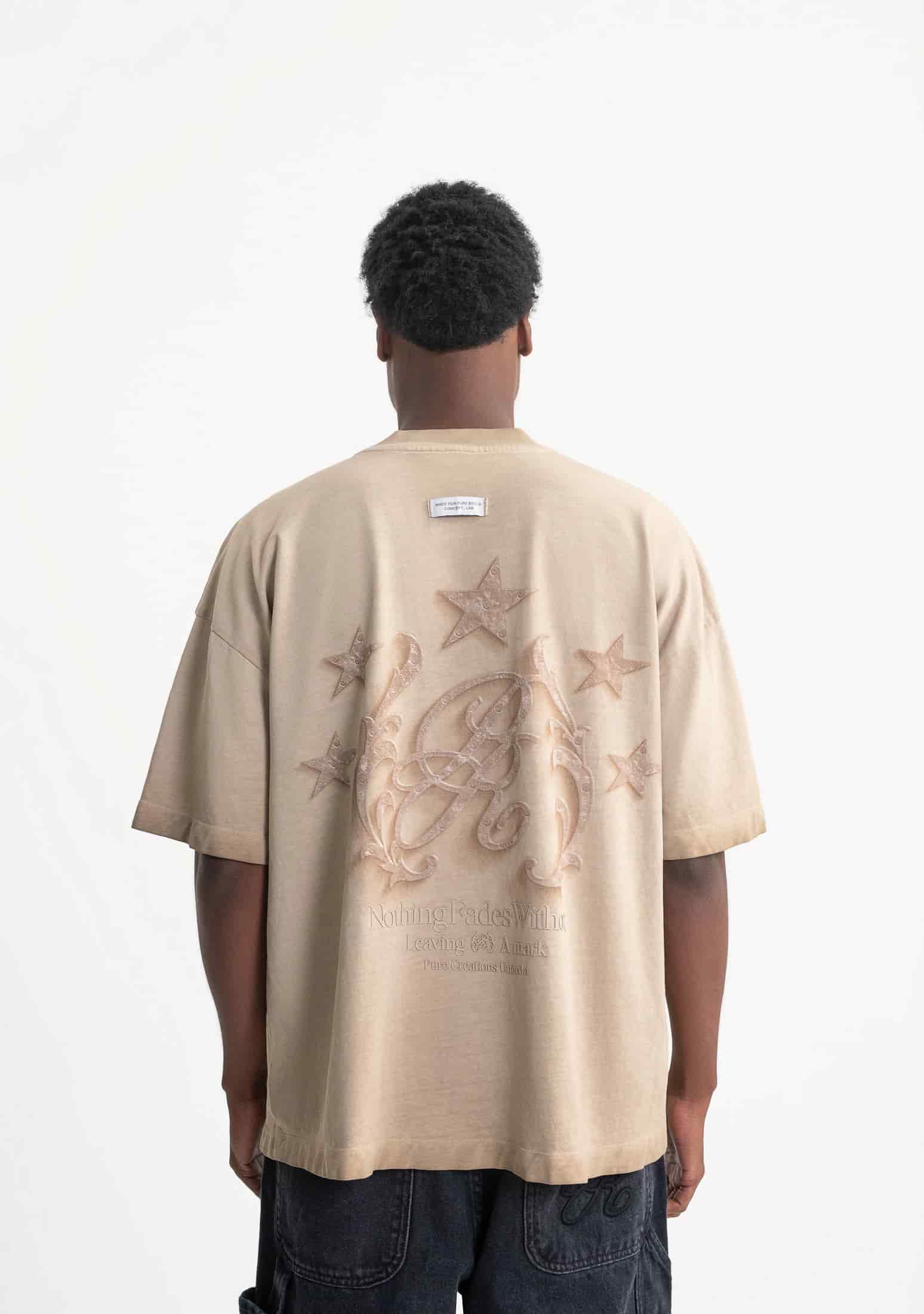 Rustic taupe t-shirt - miniatura 3
