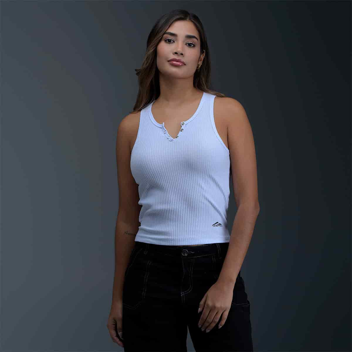 Blusa Blanca Mujer - miniatura 1
