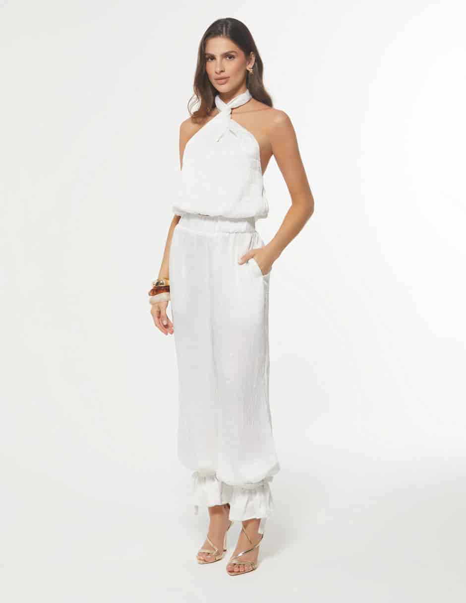 Blusa globo cuello halter - miniatura 6
