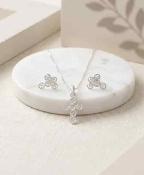 Cadena con dije Caballo de Mar en plata Filigrana - miniatura 1