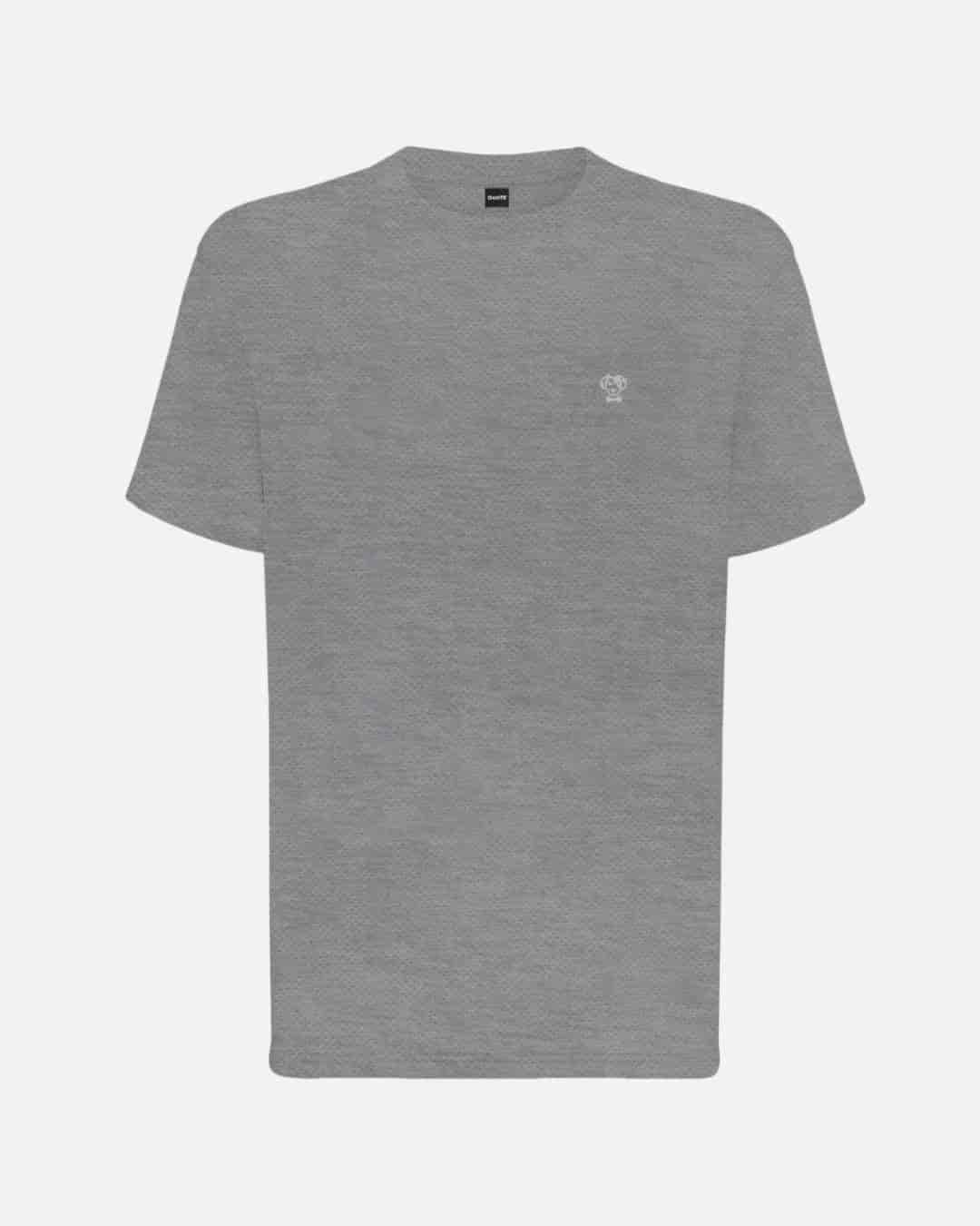 Camiseta Performance Antiarrugas Gris Jaspe Oscuro - miniatura 7