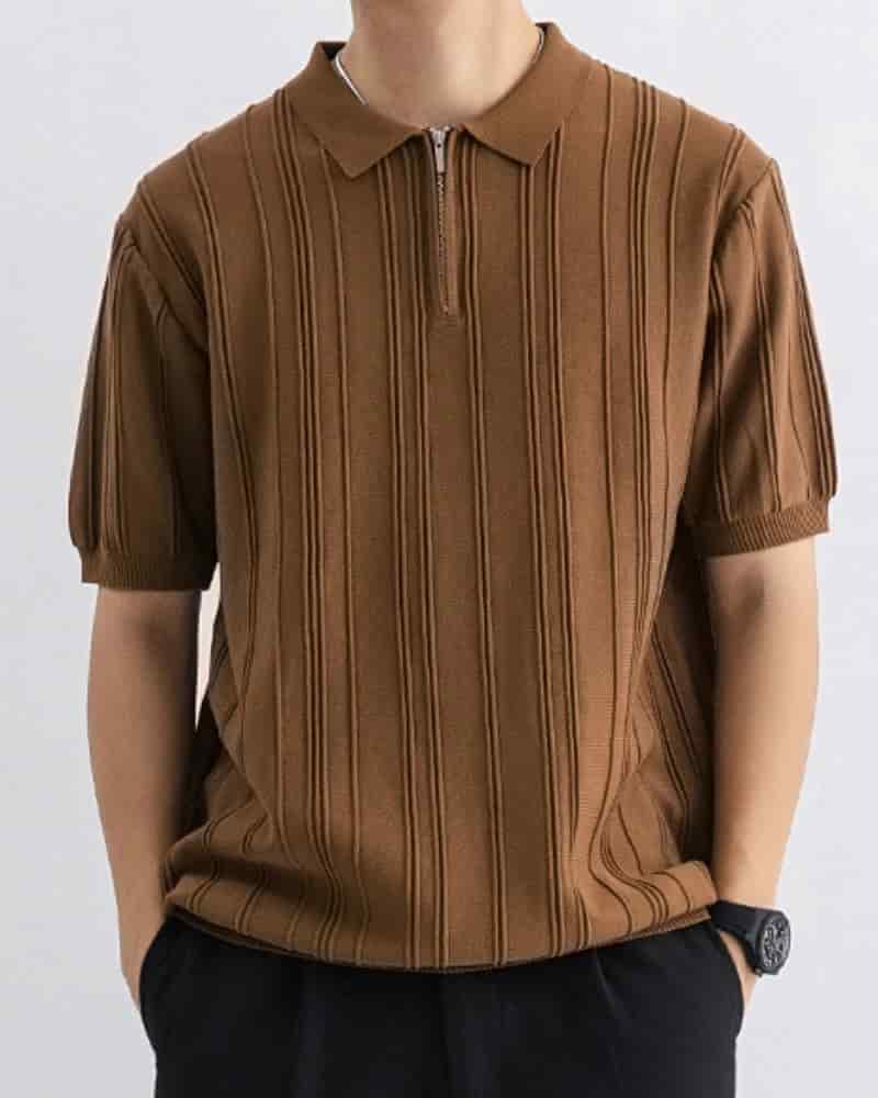 Signature Zip-Up Polo - miniatura 4