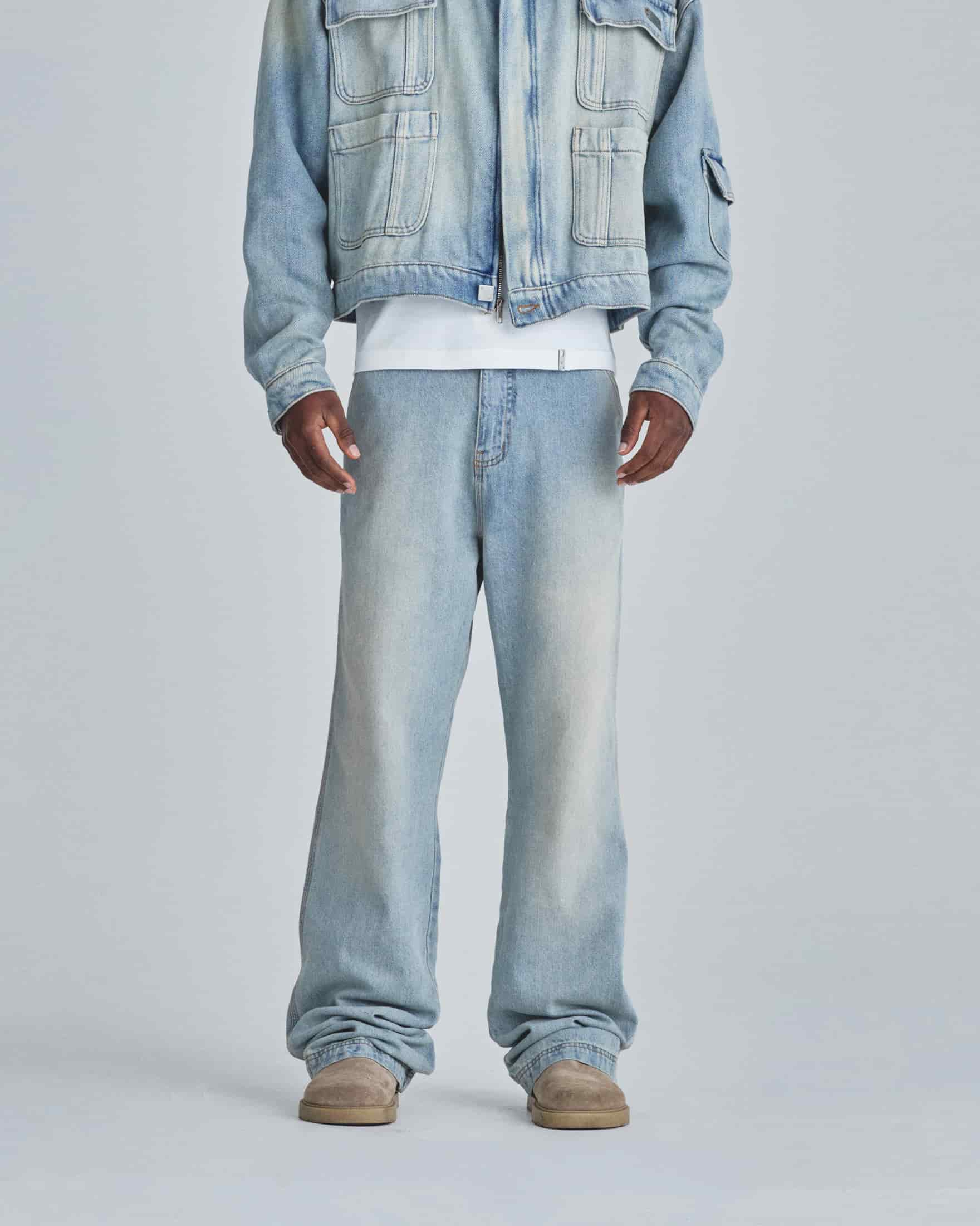 Line Basic Slim Fit Jeans Light Blue - miniatura 2