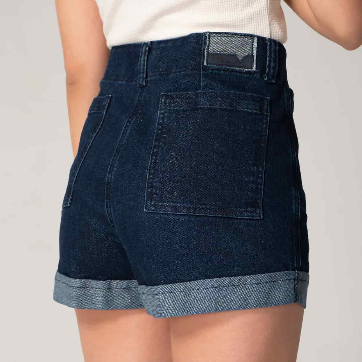 Short Denim Regular Sequins - miniatura 3