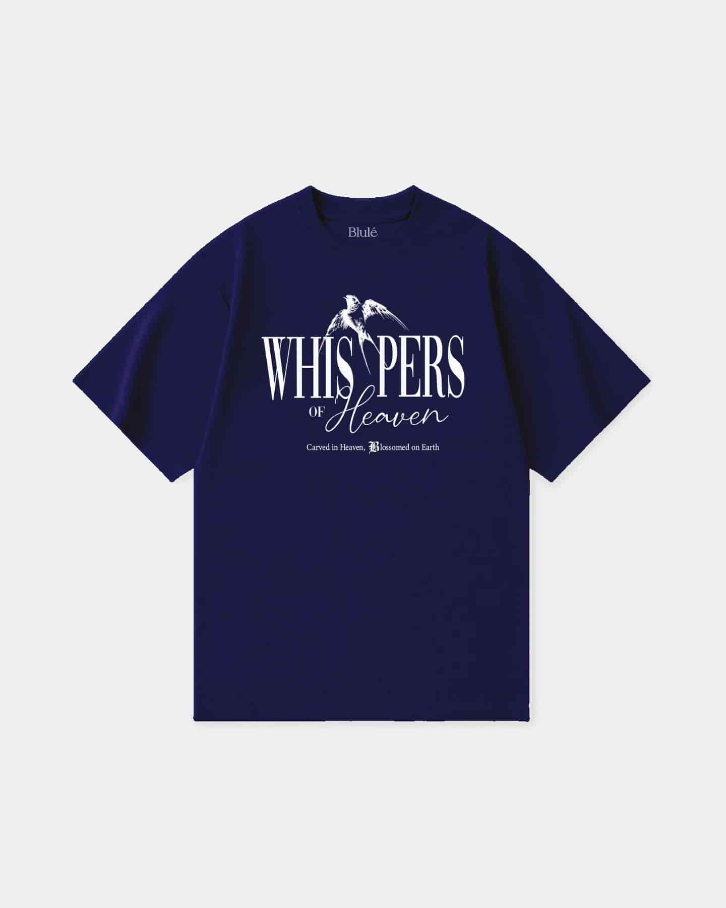 Oversized T Shirt Whispers Blue Navy - miniatura 1