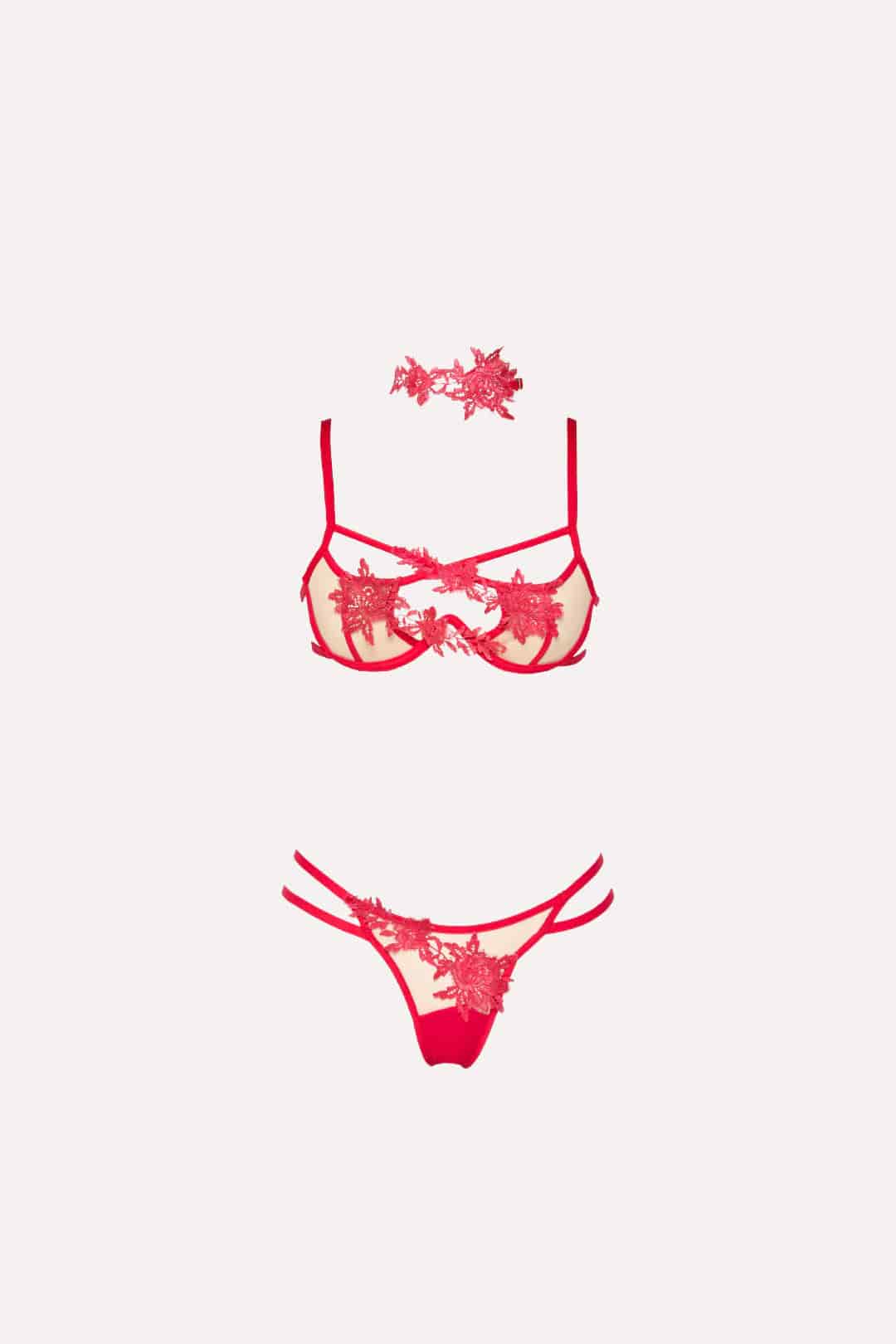 SET MIKAELA ROJO CEREZA - miniatura 6