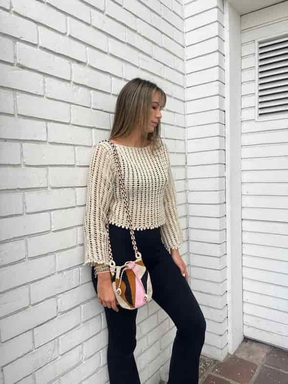 MAKKI MINI POUCH WITH POM POMS - SUSURROS - miniatura 5