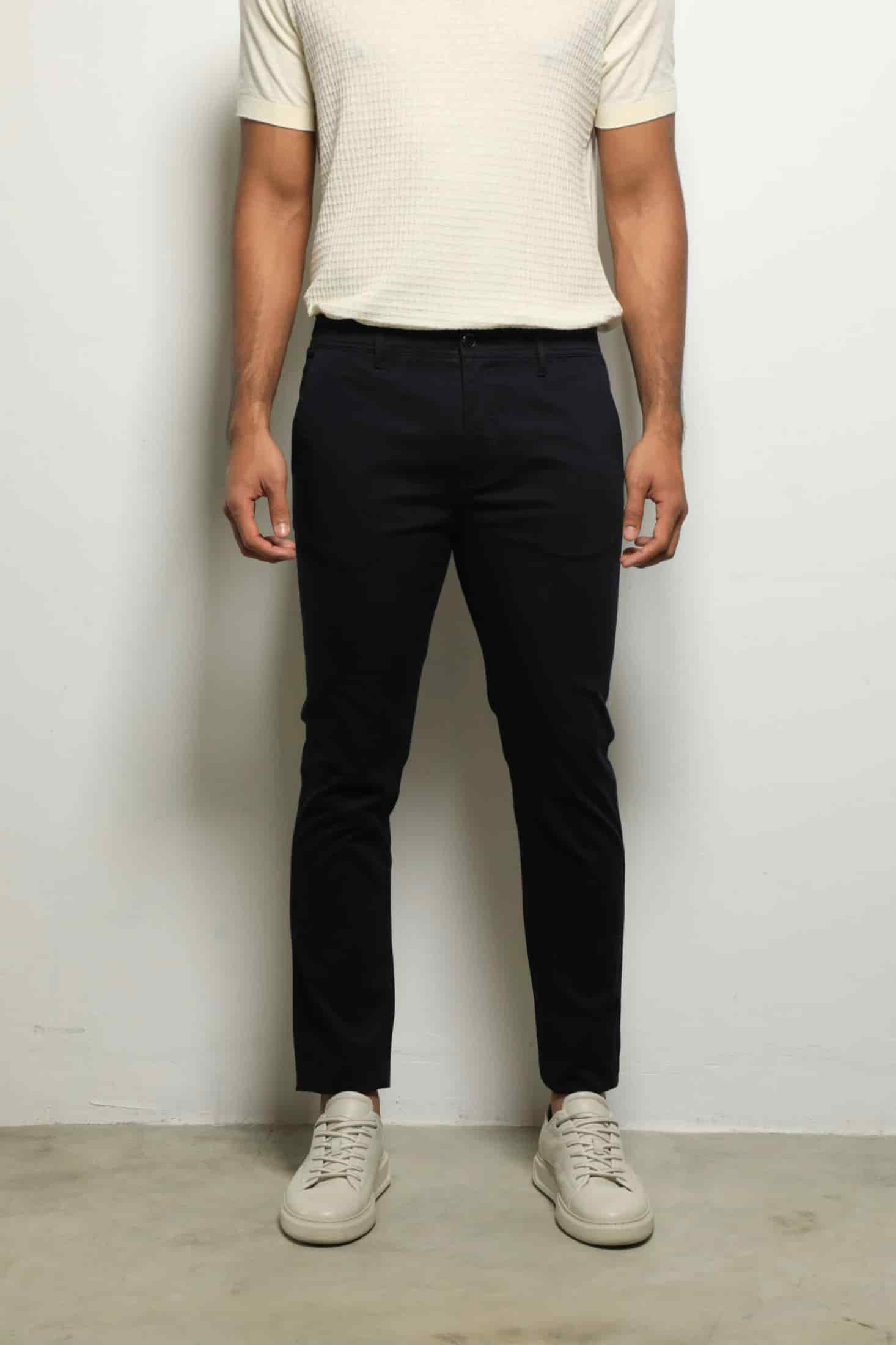 Pantalón Chino Pique Navy - miniatura 4