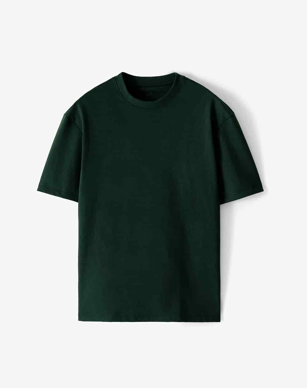 Camiseta regular manga corta verde hombre - miniatura 1