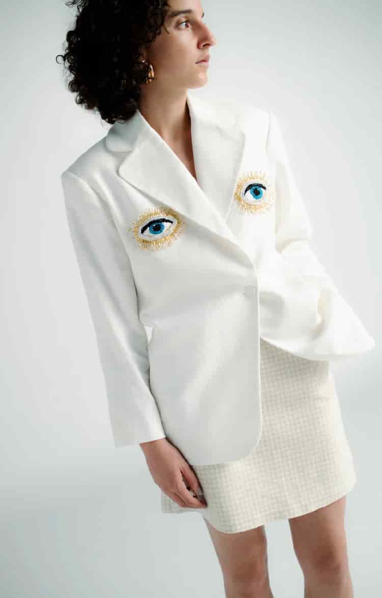 Nicoletta Ivory Blazer - miniatura 4