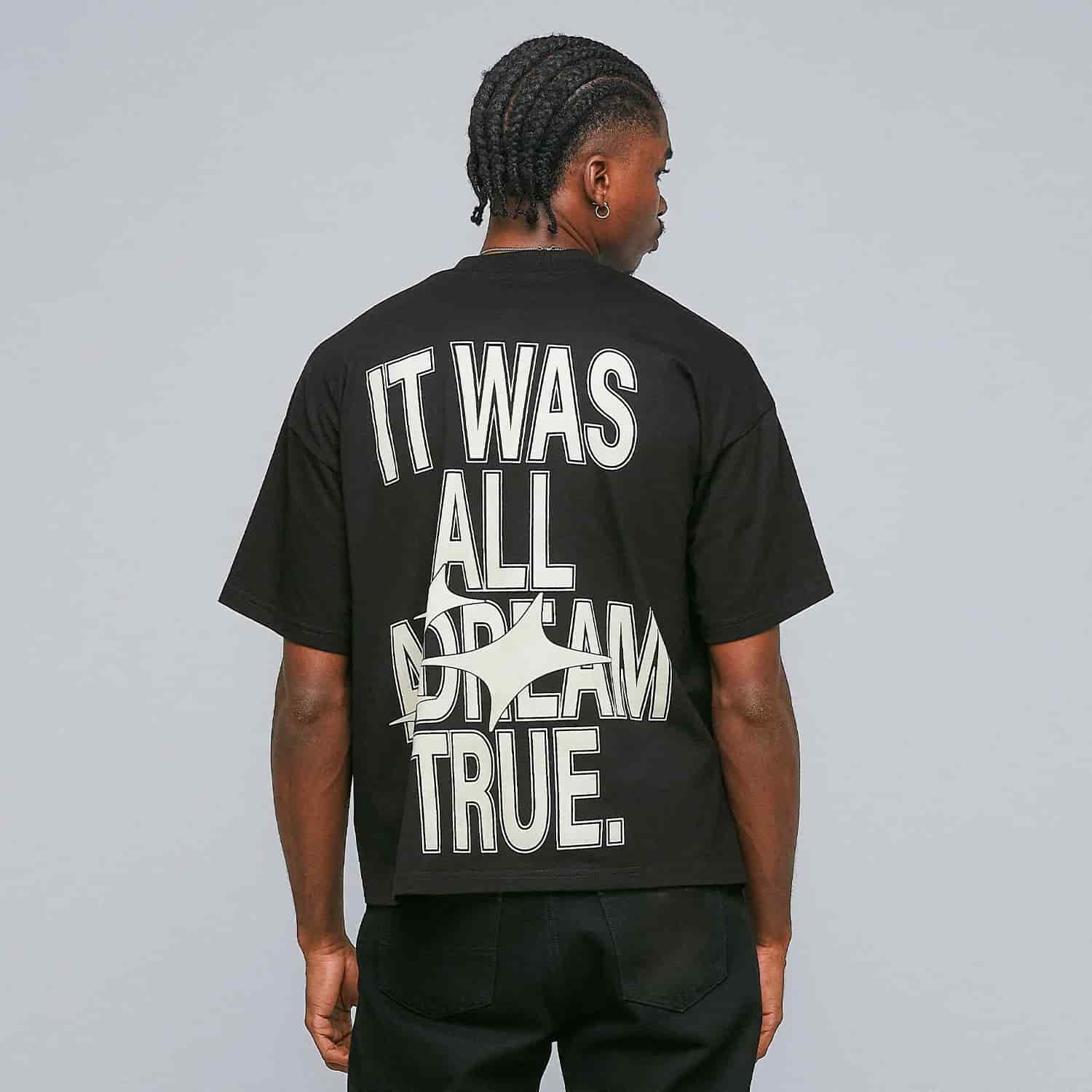 Dreams Boxy Tee - Black - miniatura 11