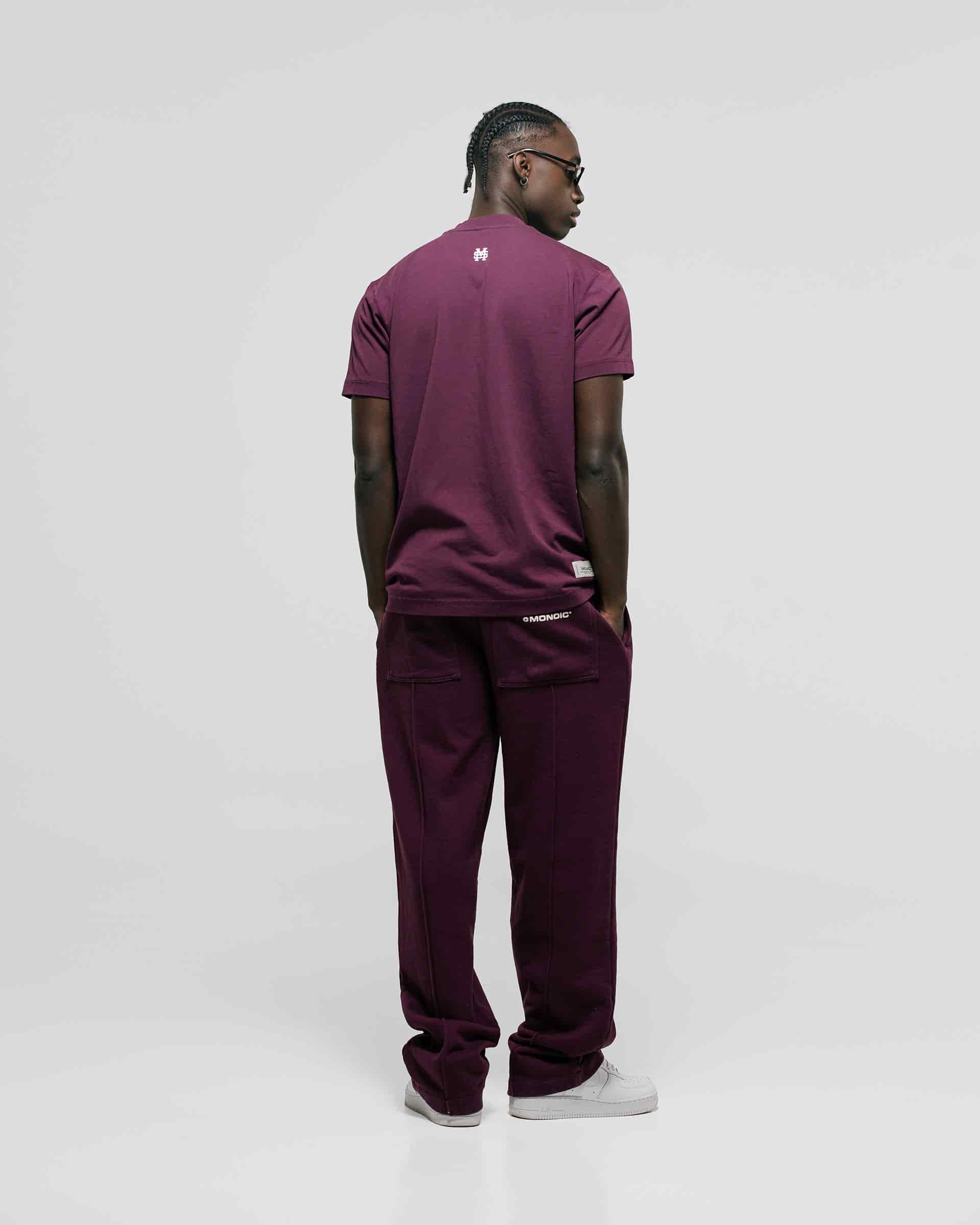 Camiseta Regular Fit Básica V3 - Burgundy - miniatura 4