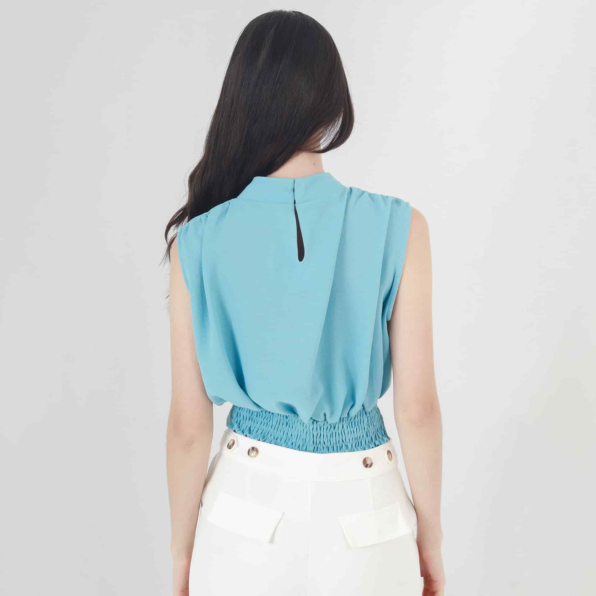 Blusa Cuello Alto Manga Sisa - miniatura 2