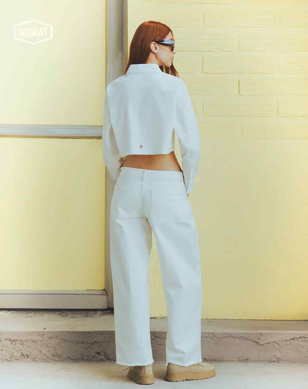 Camisa cropped mujer GEF | MORAT - miniatura 2