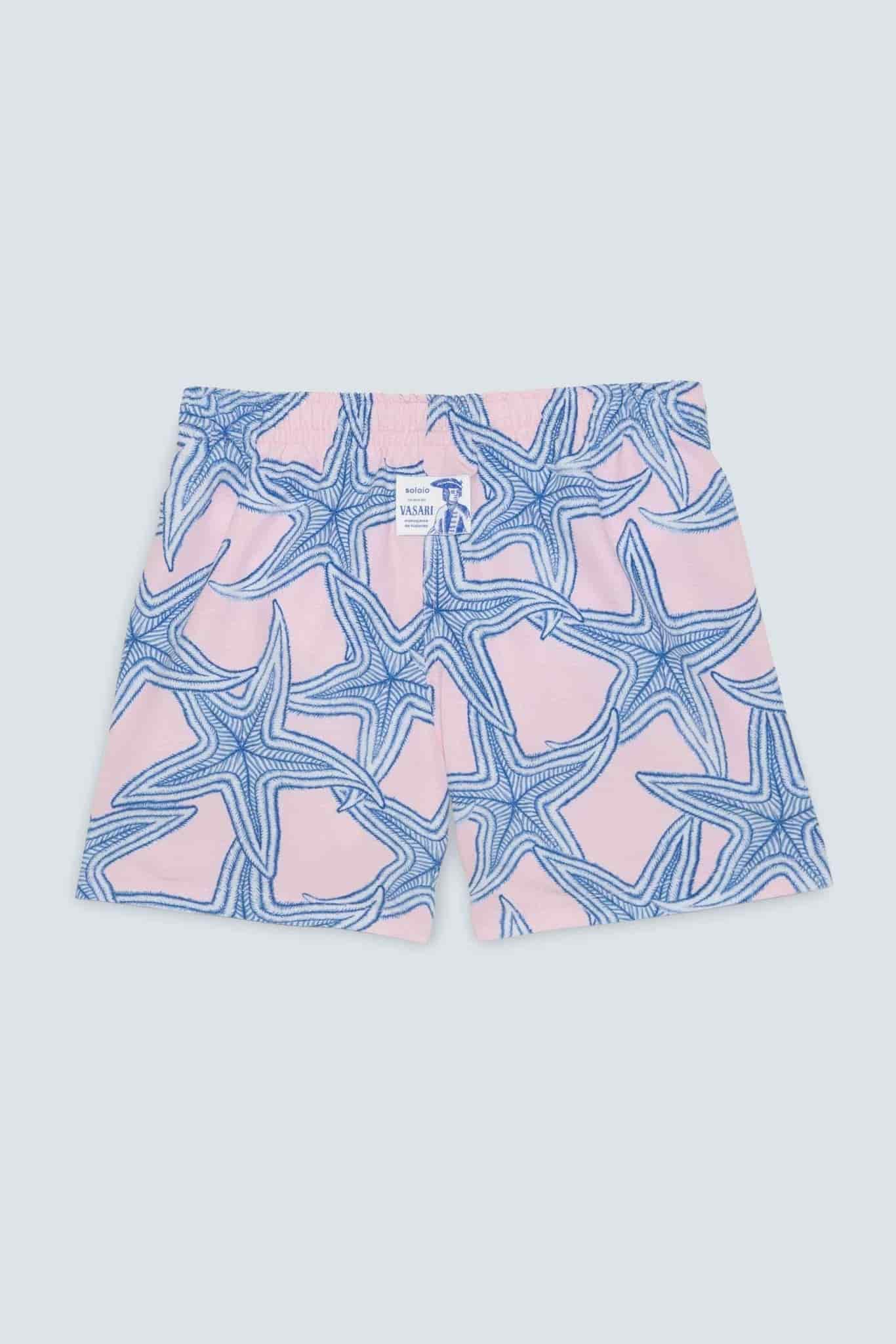 Men's pink star swim trunk - miniatura 5
