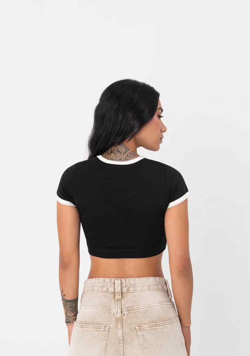 Atelier Black & White Crop top - miniatura 3