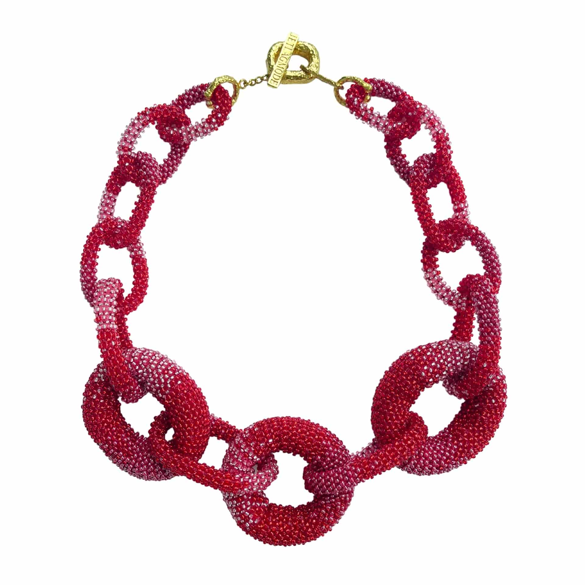 Link Beaded Necklace - miniatura 4