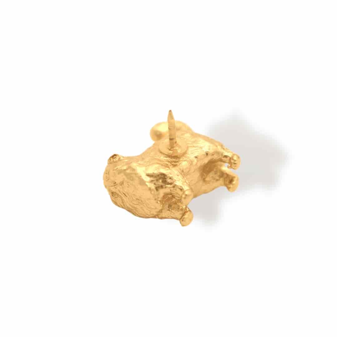 Pin de gato peludo cuerpo completo - miniatura 2