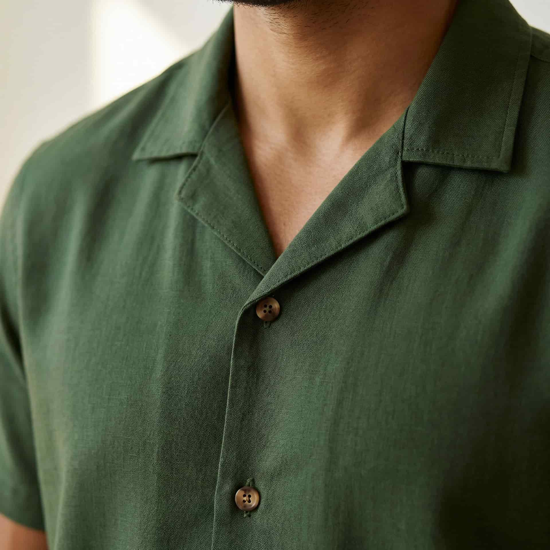 Camisa Bowling Verde G03 - miniatura 4
