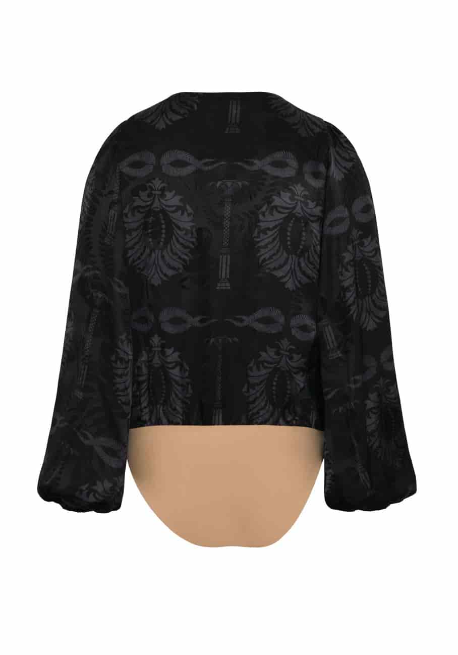 Sambale Jacquard Bodysuit / Black - miniatura 2