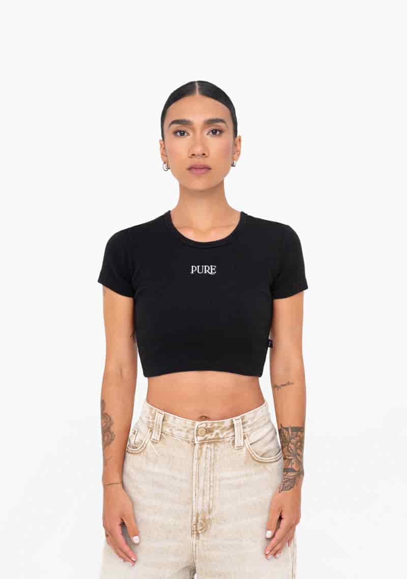 Áurea black crop top - miniatura 2