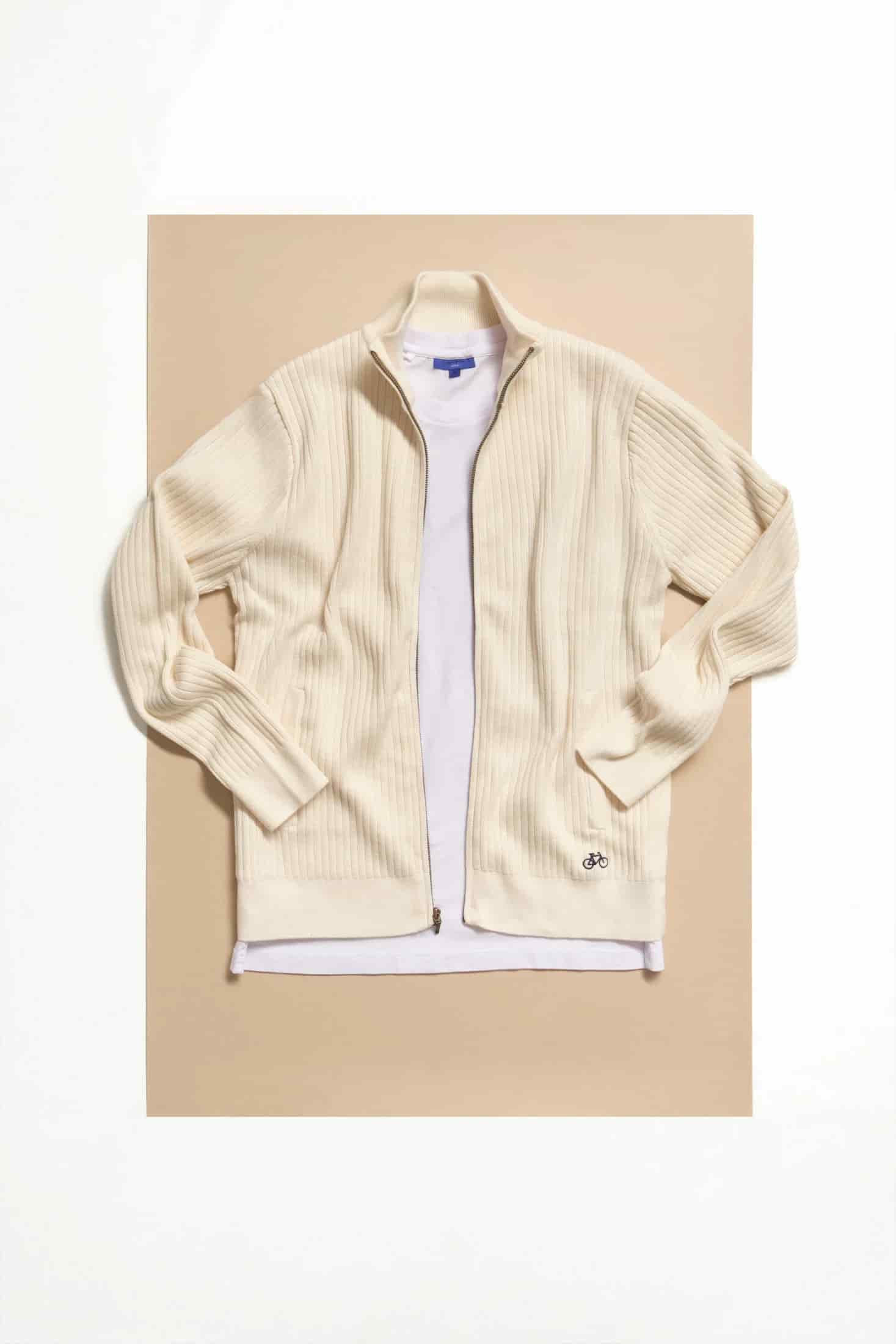 SACO LINED FULL ZIP OFF WHITE - miniatura 8