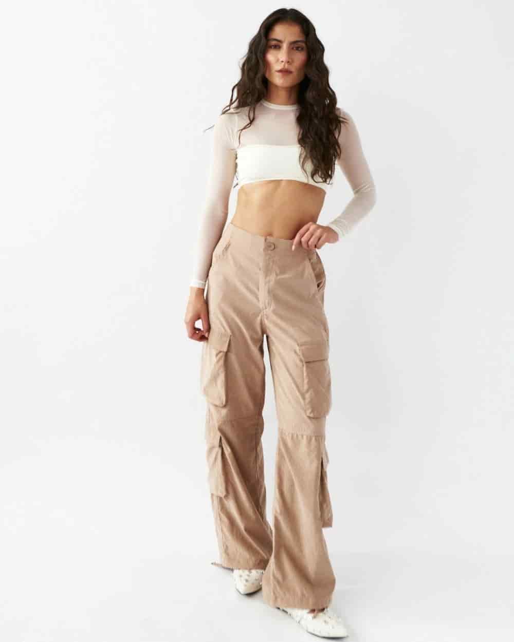 COFFEE PARACHUTE PANTS - miniatura 2