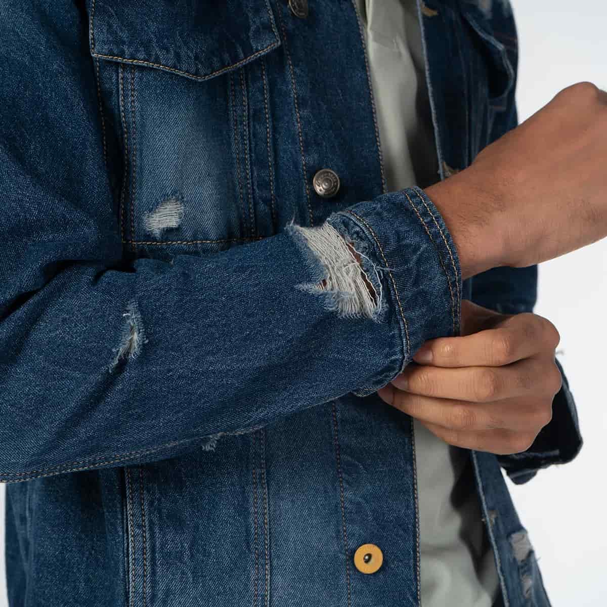 Chaqueta Denim Clasica Regular Trees - miniatura 6