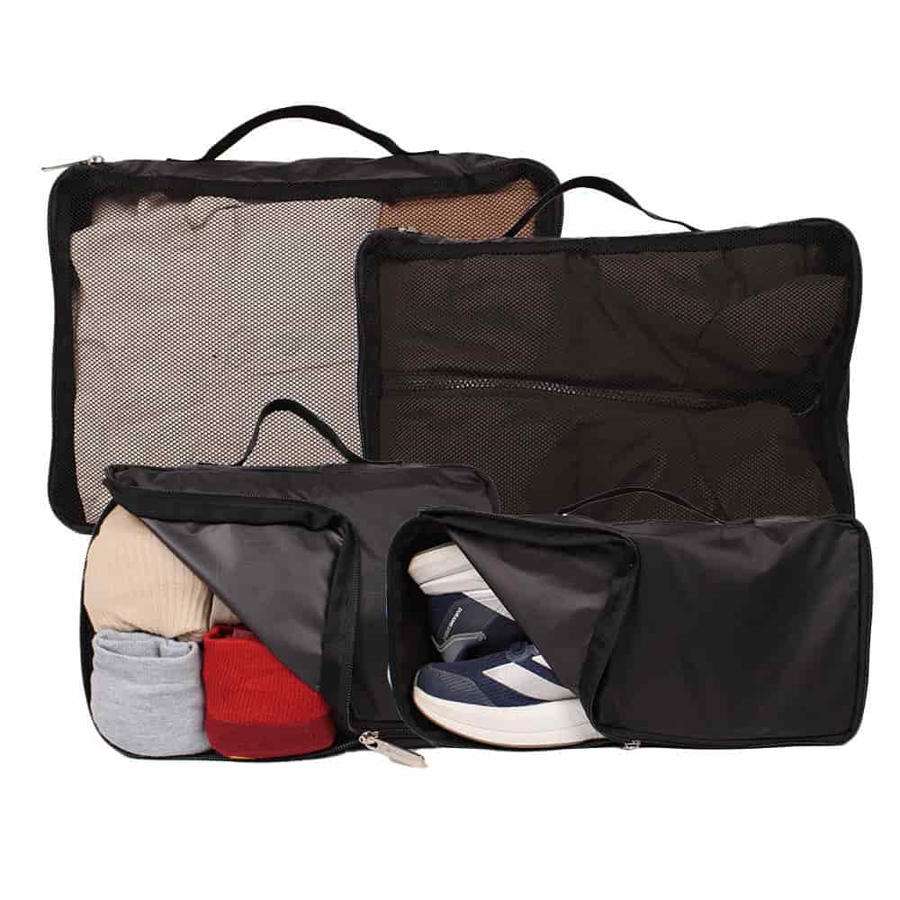 Cubos Organizadores Setx4 Para Morral Cabina & Morral Mochilero Light Negro -NG - miniatura 1