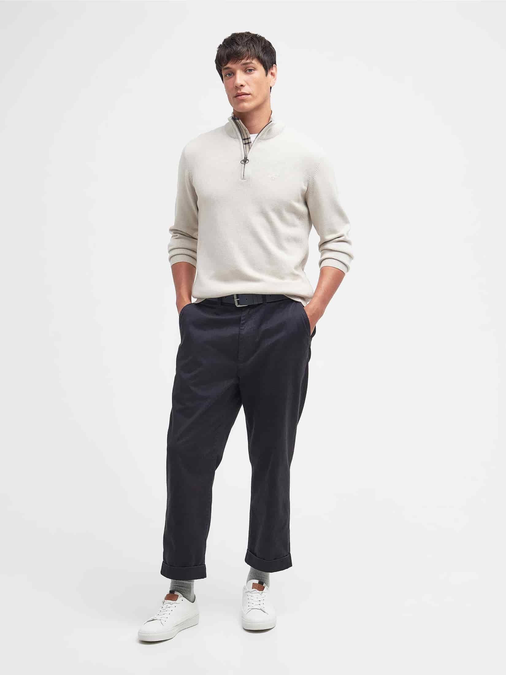 Cotton Quarter-Zip Jumper - miniatura 4