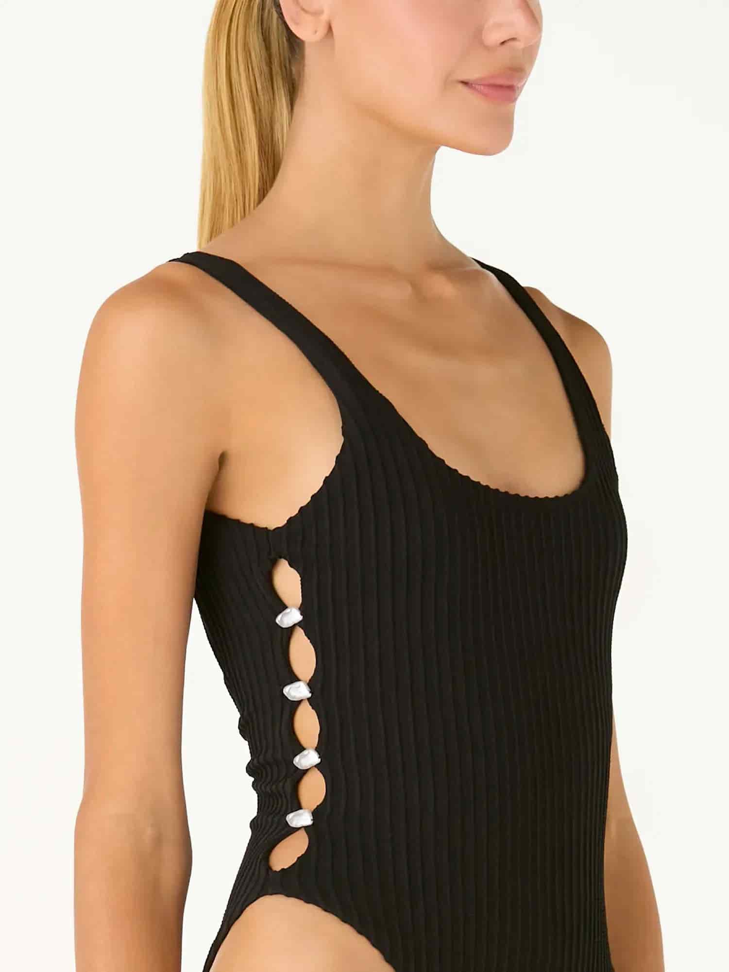Vestido de Baño Entero Rina Shell Black - miniatura 2