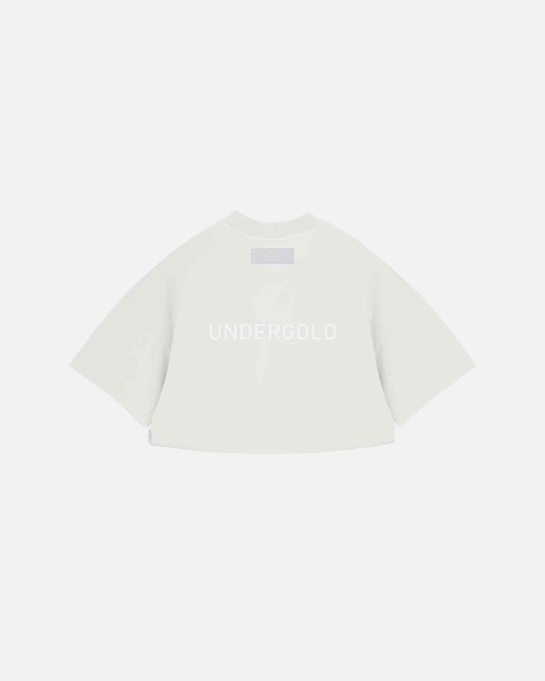 Line Logo Crop Top White - miniatura 1