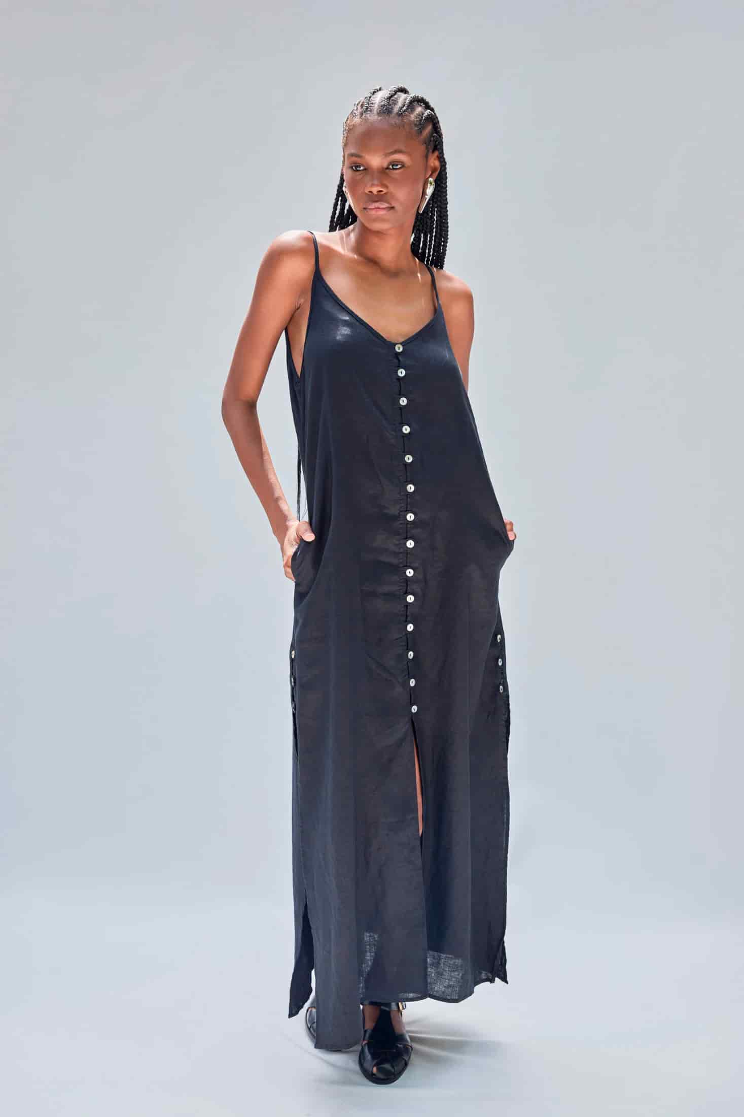YANNA DRESS BLACK - miniatura 2