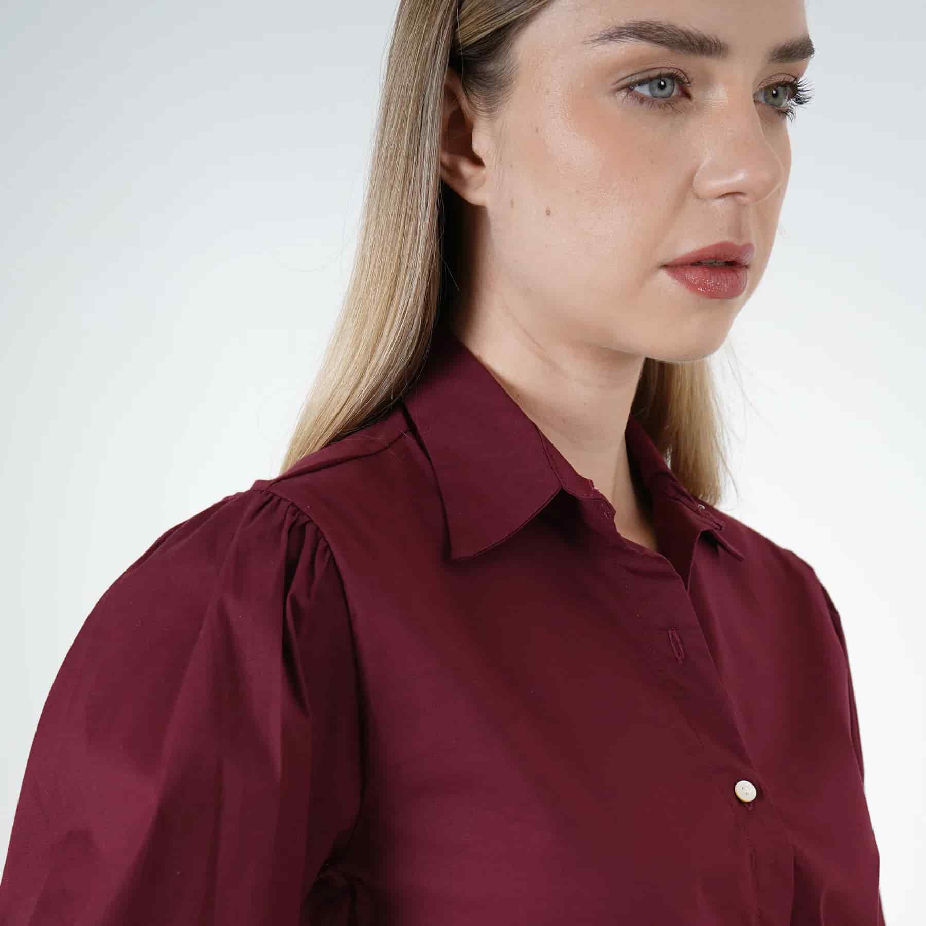 Camisa Cuello Camisero Manga Larga - miniatura 5