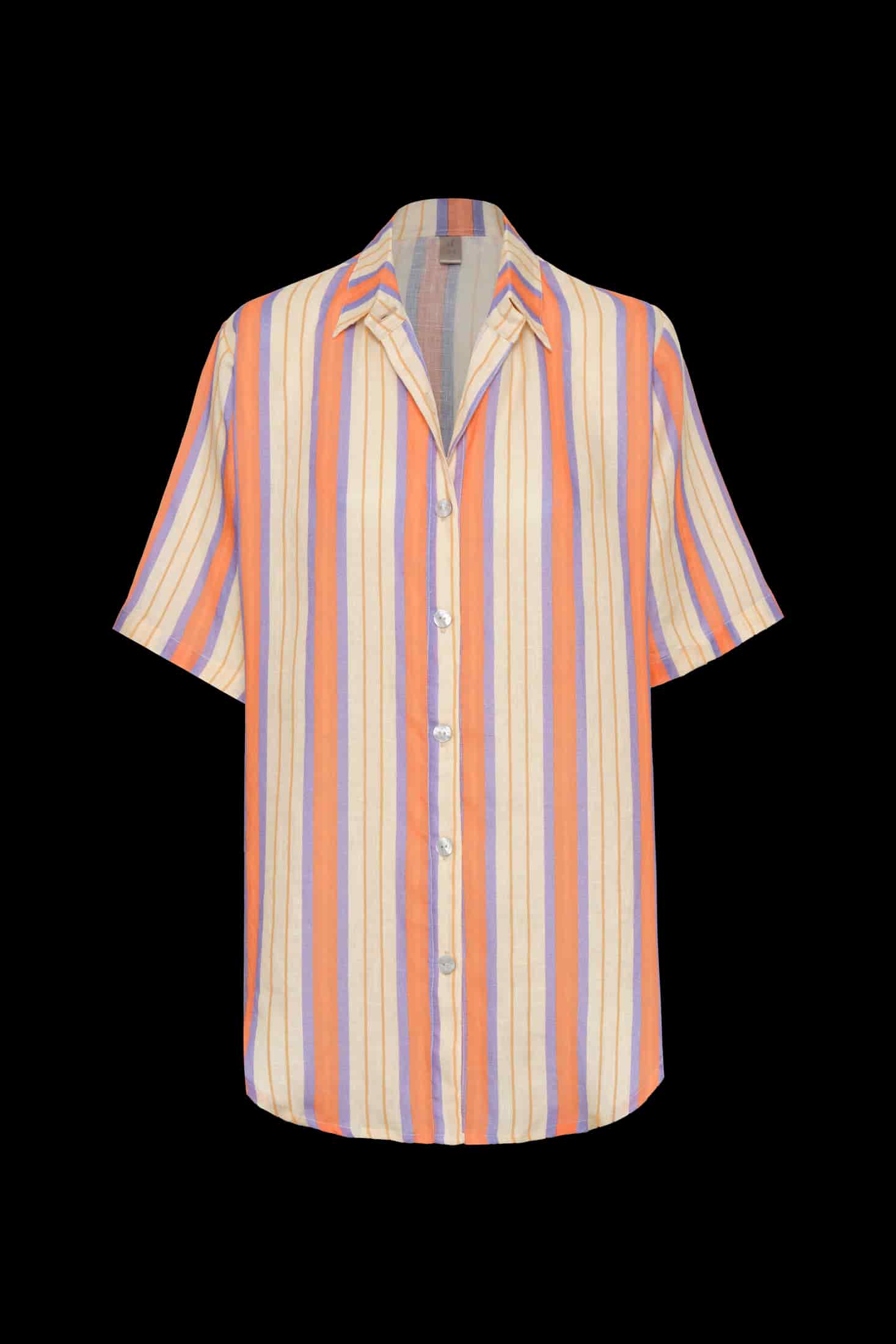 CAMISA MYSTIC ORANGE STRIPE - miniatura 1
