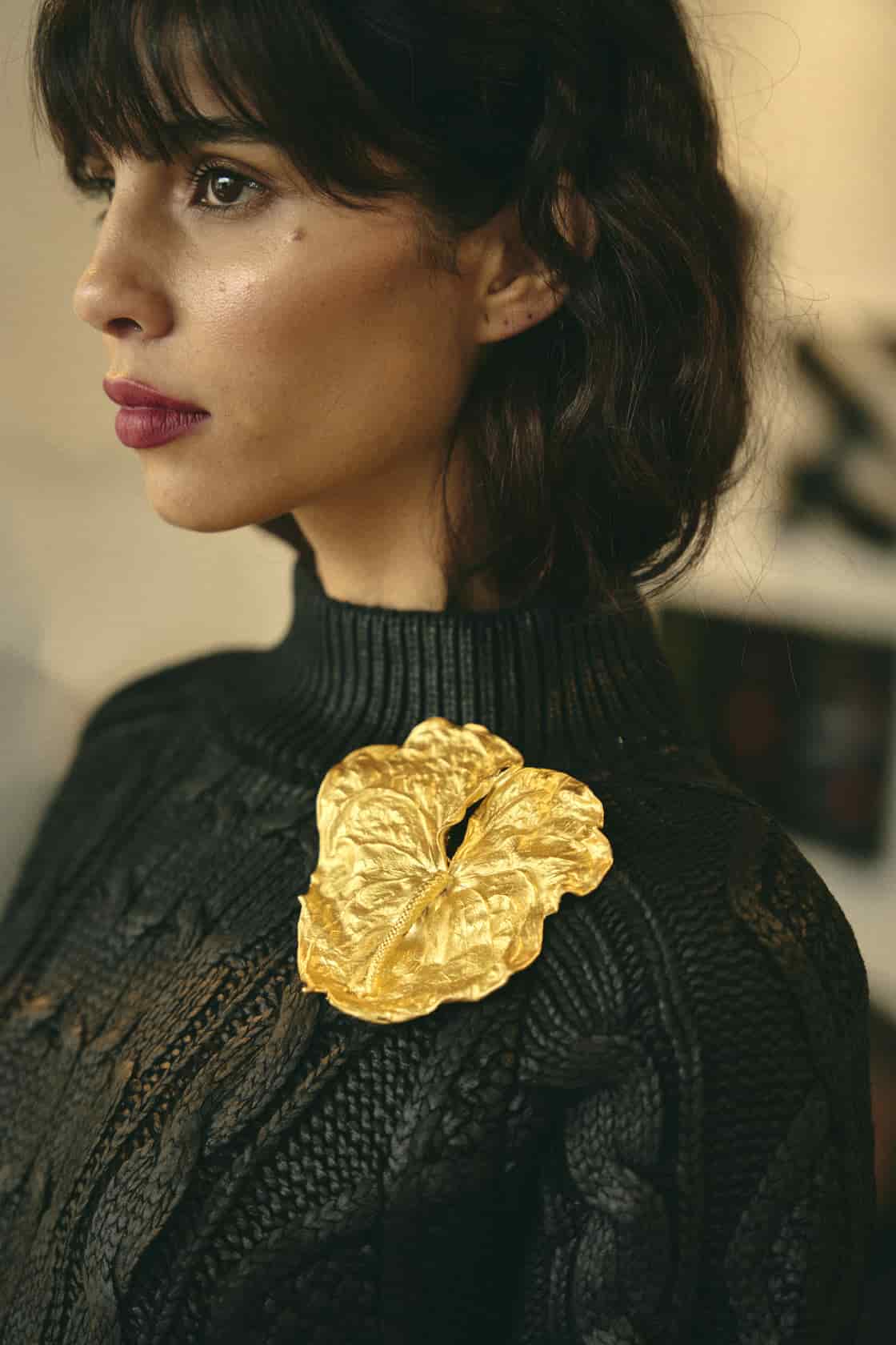 ANTHURIUM PIN NECKLACE XL - miniatura 2