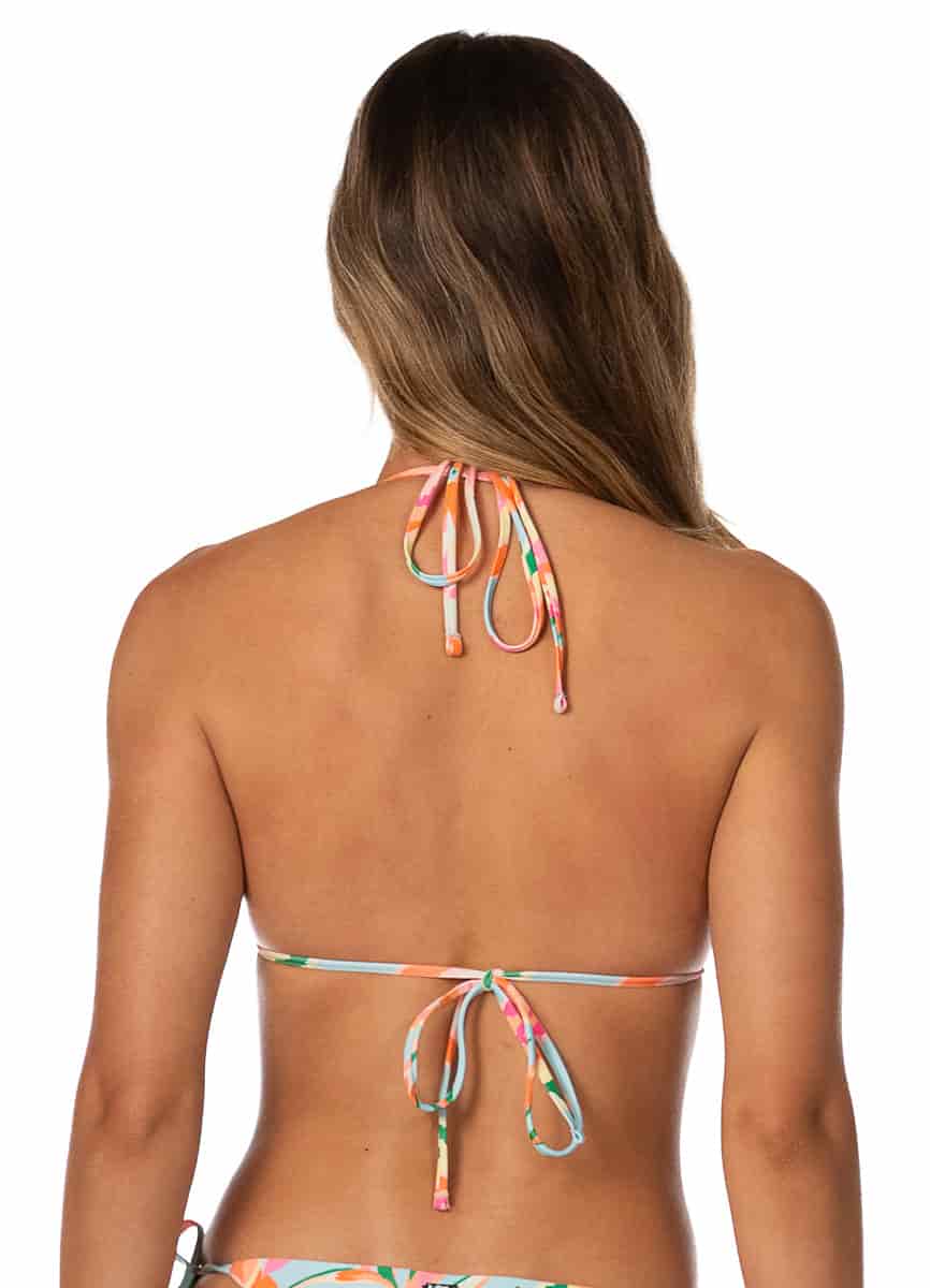Maaji Fiesta Bloom Balmy Sliding Triangle Bikini Top - miniatura 3
