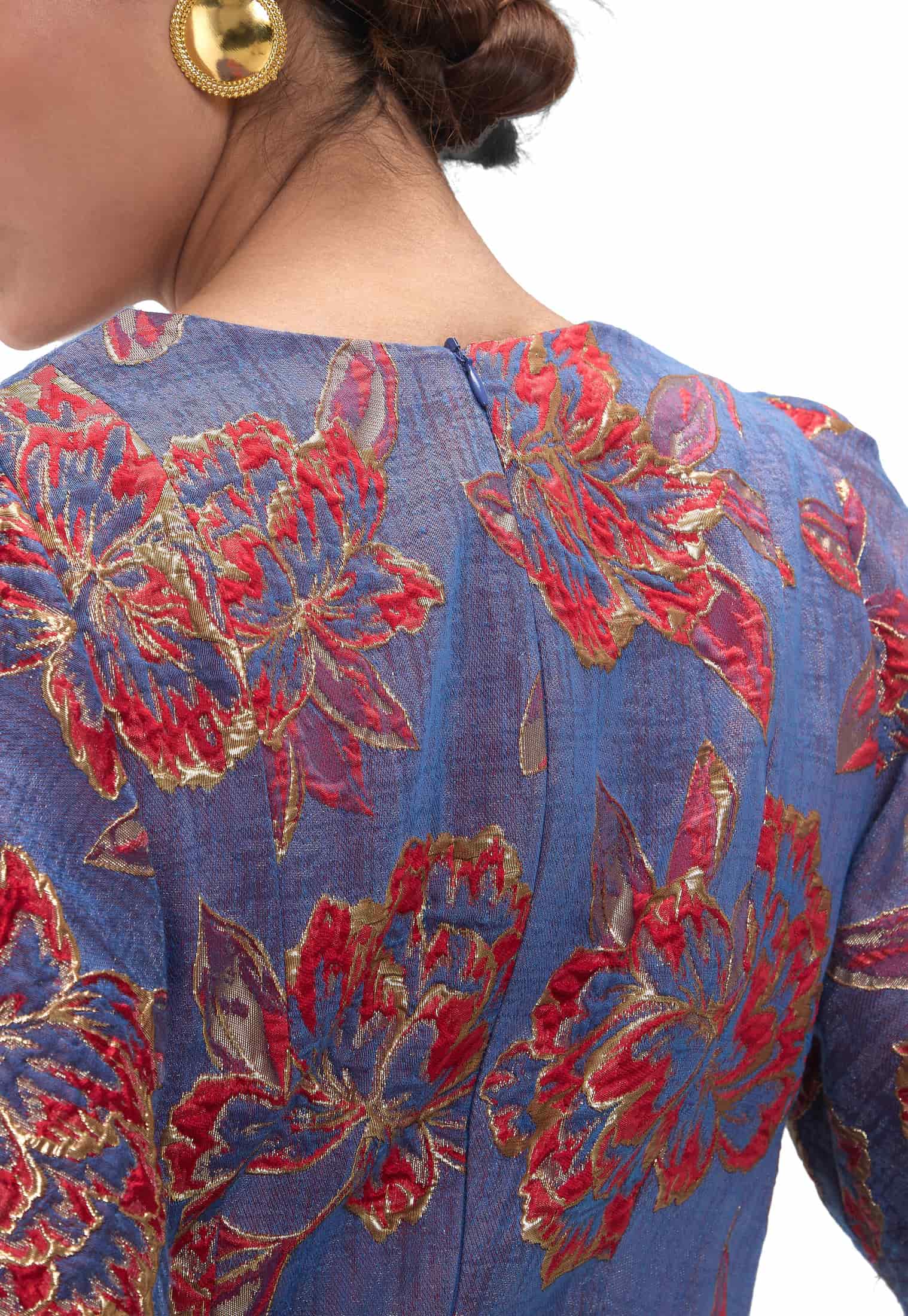 VESTIDO GOLDENBLUE JACQUARD - miniatura 6