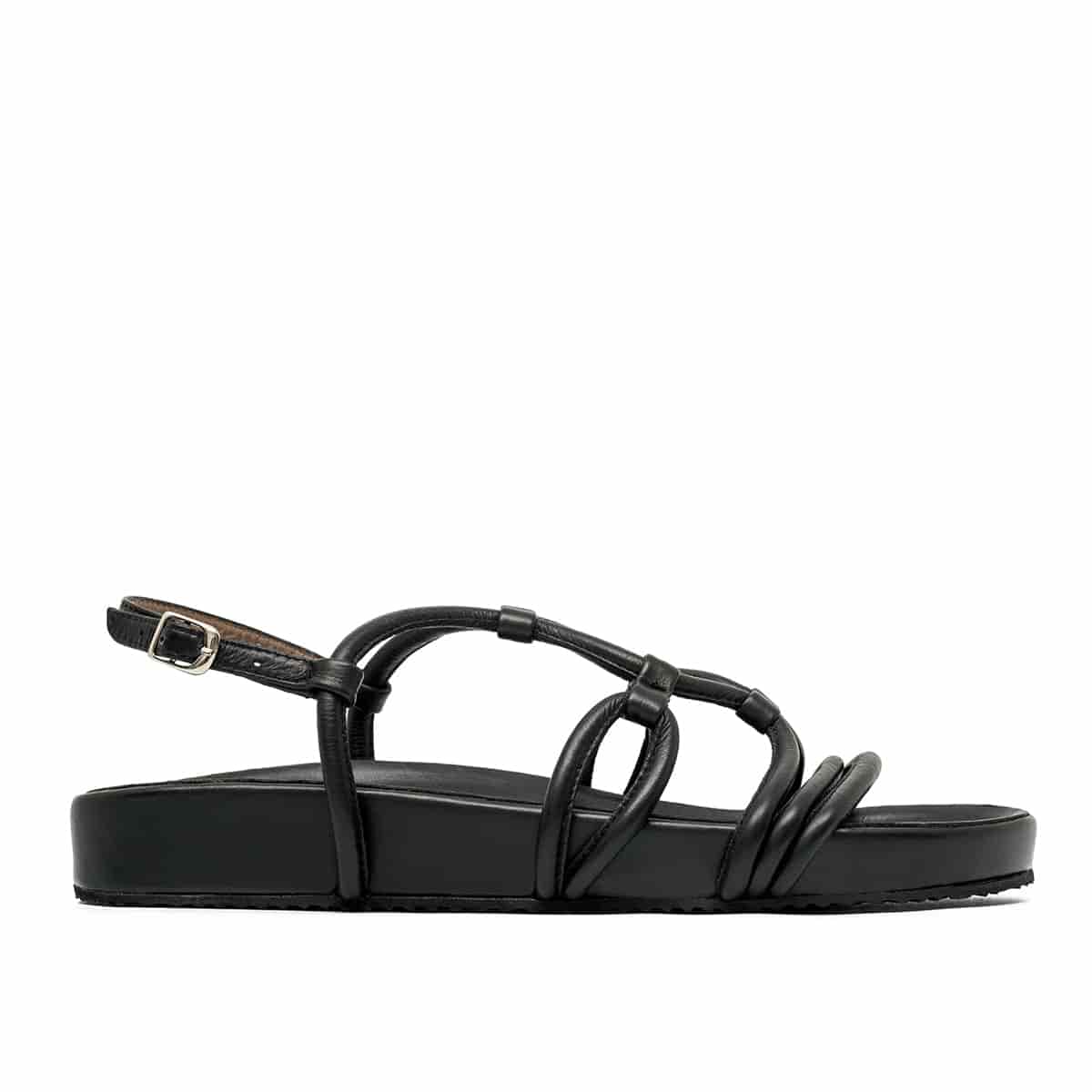 FLORA BLACK SANDALS - miniatura 1