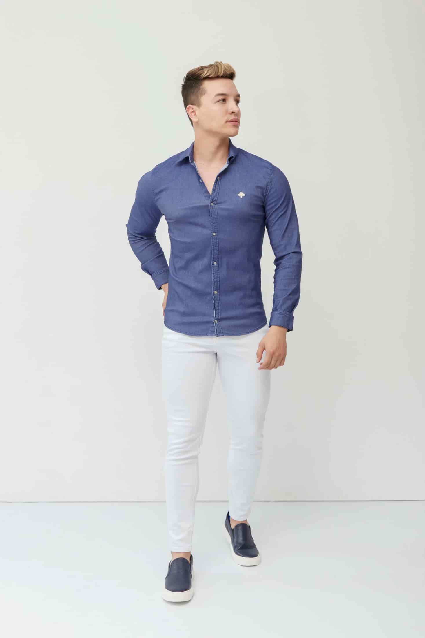 Camisa Clasica Denim - miniatura 1