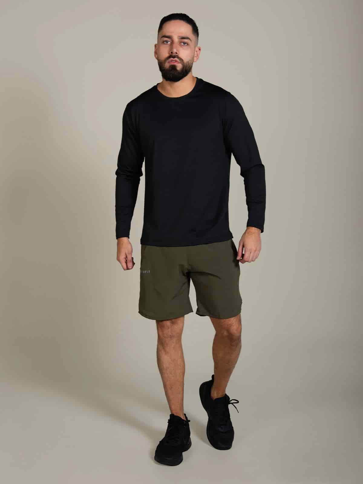 Pantaloneta hombre mury sky verde militar - miniatura 4
