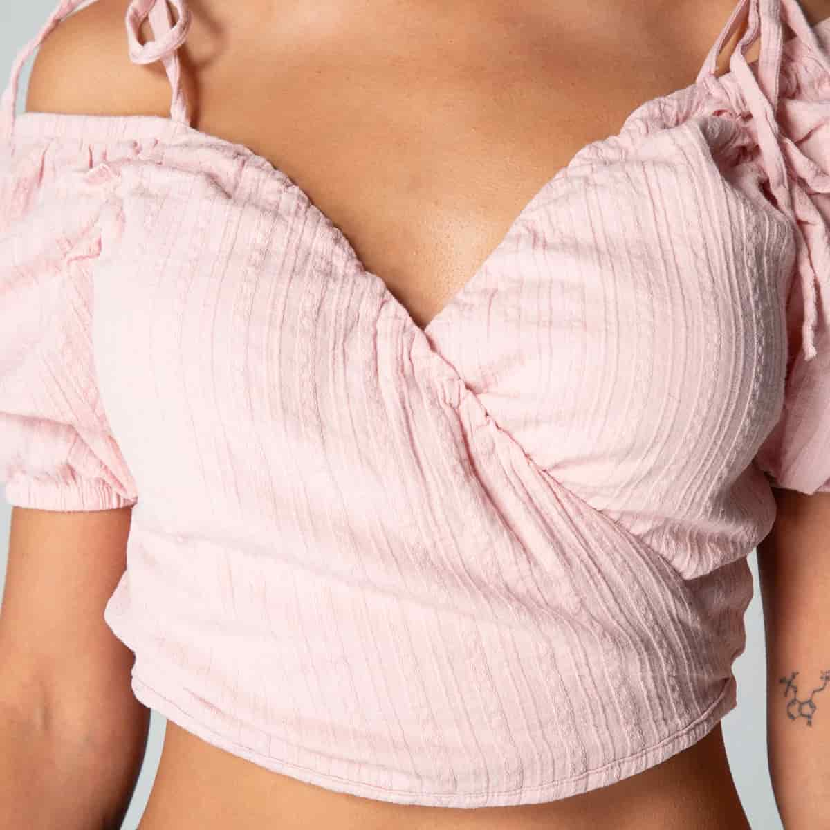 Blusa Regular Escote Cruzado Bulma - miniatura 5