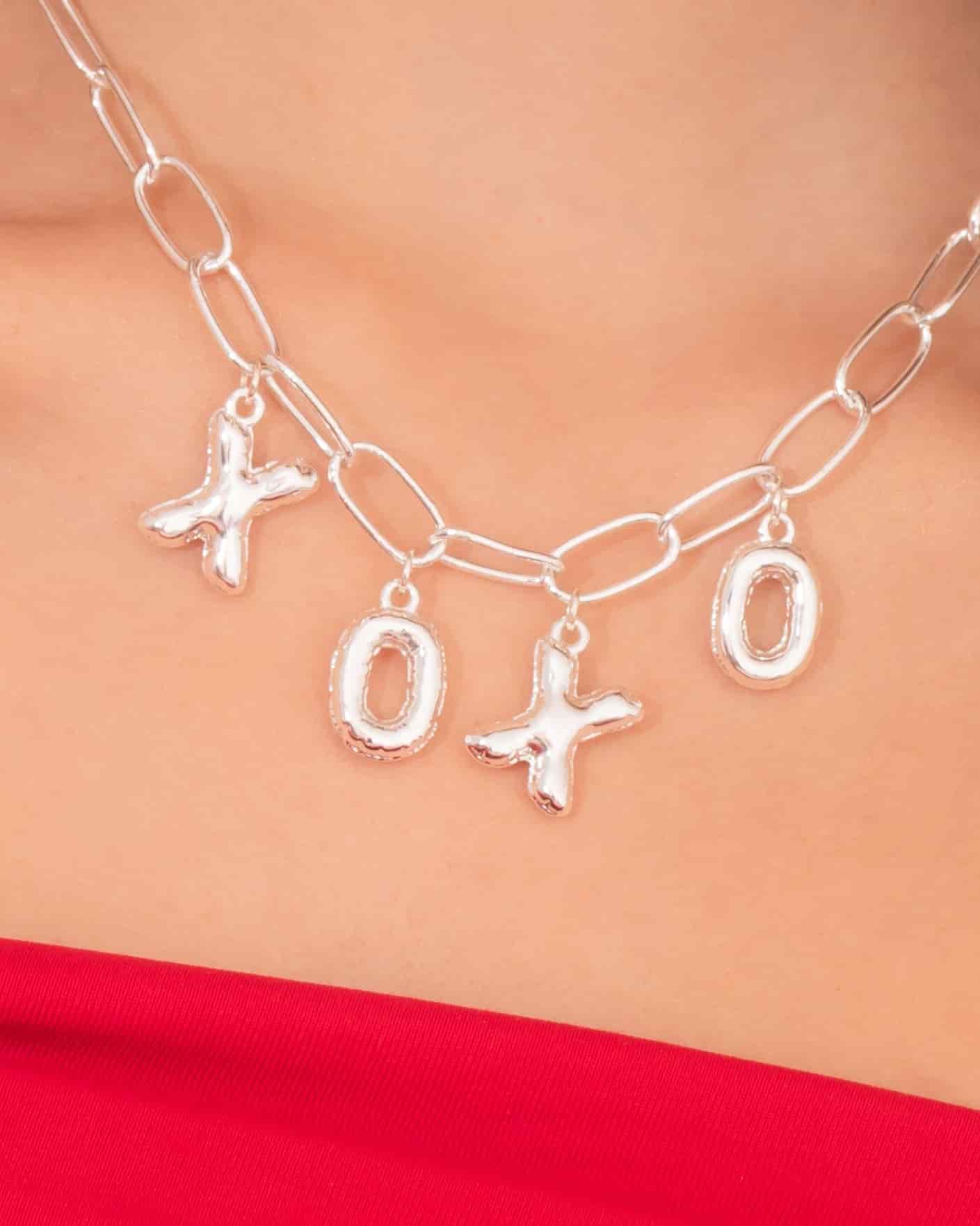 Collar XOXO + Aretes - miniatura 2