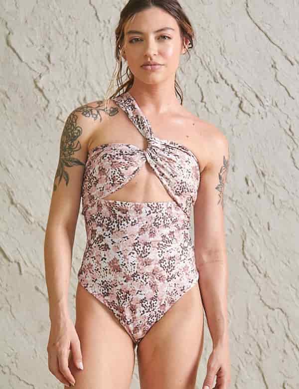 Vestido de baño entero Remanso Rosado - miniatura 1