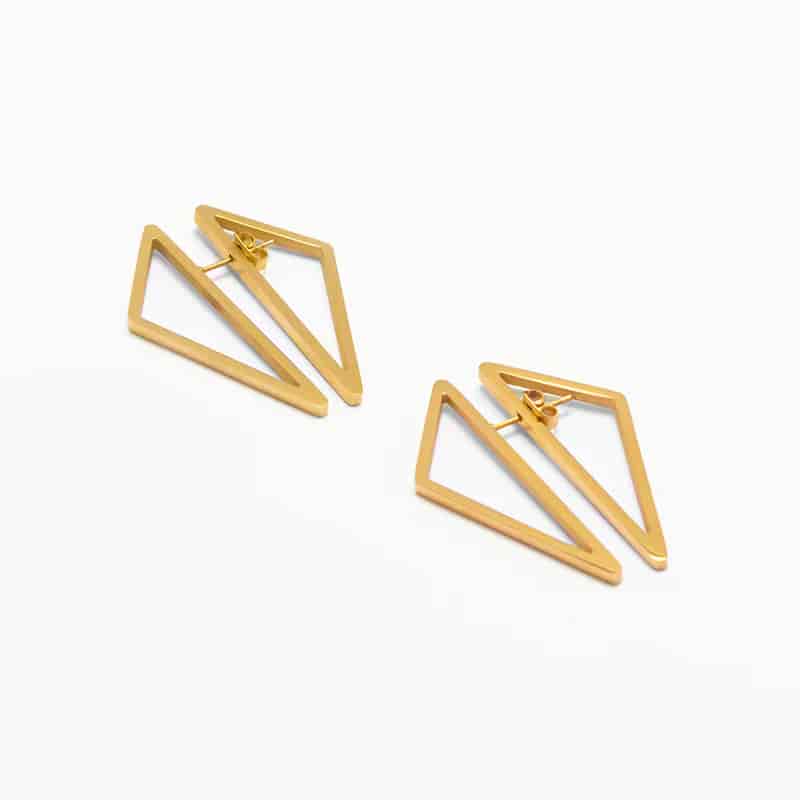 Aretes Diplo Dorado - miniatura 1