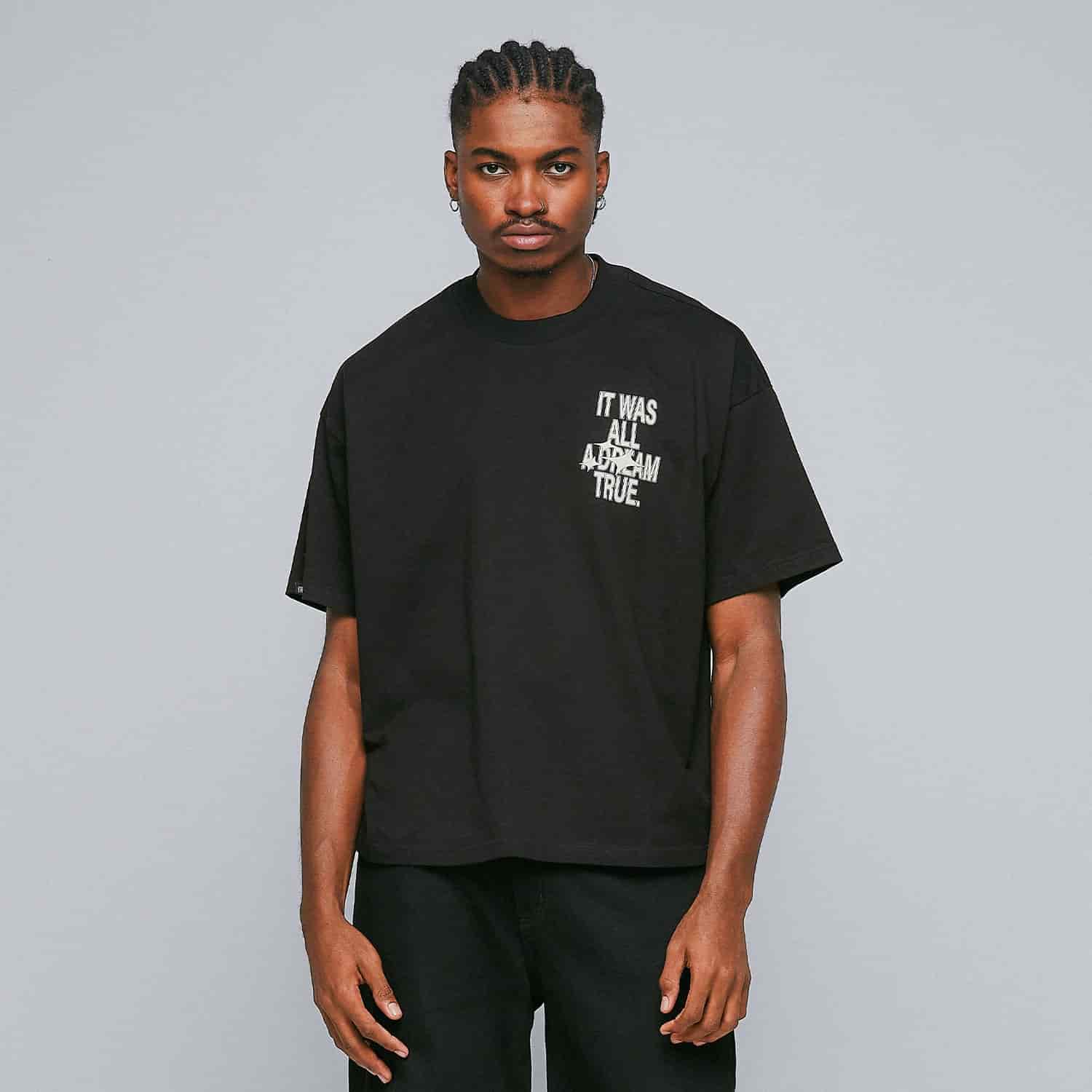 Dreams Boxy Tee - Black - miniatura 2